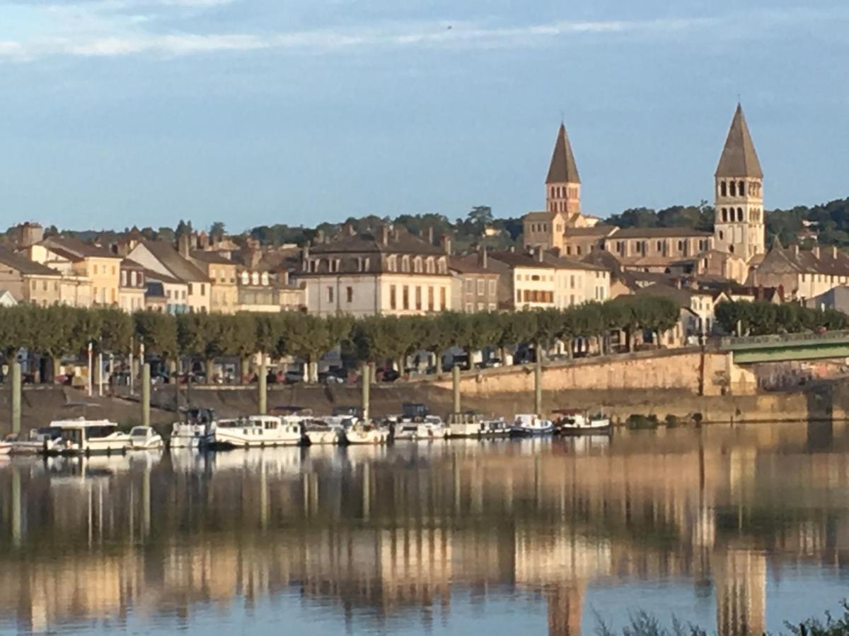 Domaine Des Jardins De La Saone Hotel Tournus Exterior foto